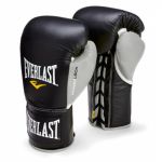 Боксерские перчатки Everlast Powerlock, на шнуровке